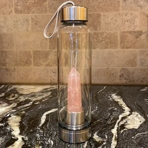 Crystal Glass Water Bottle